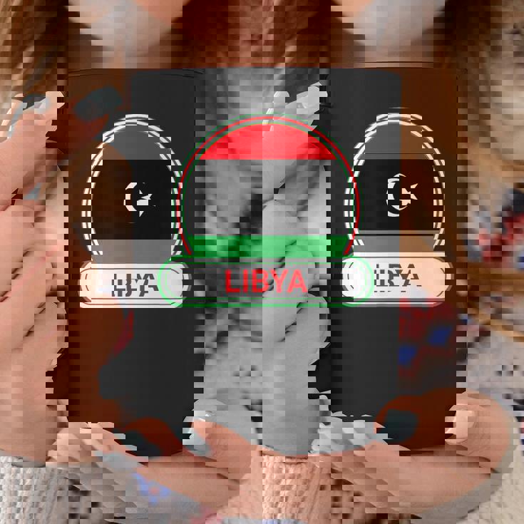 リビア国バッジ リビア国旗 コーヒーマグ 面白い贈り物