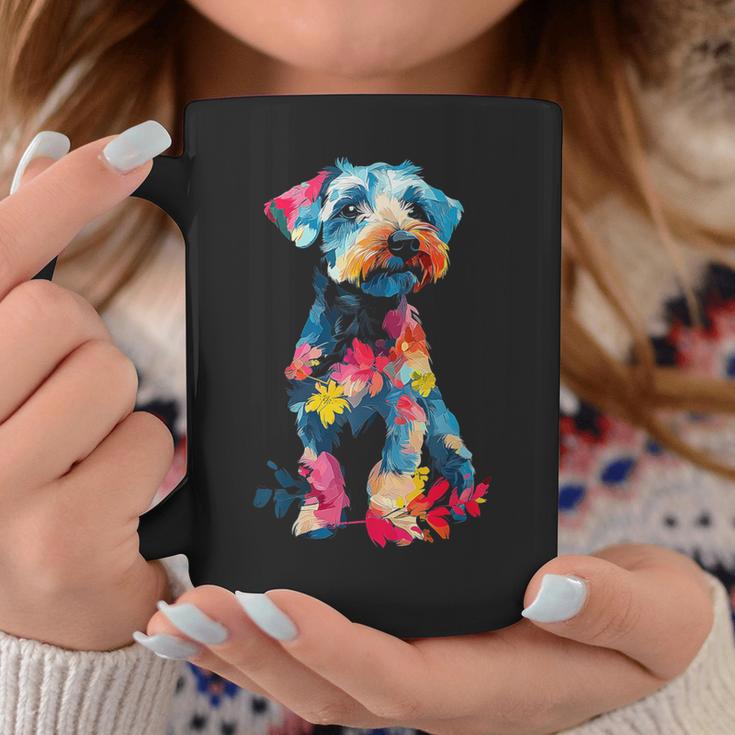 レイクランドテリア 犬 グラフィック ペットアート レイクランドテリア コーヒーマグ 面白い贈り物