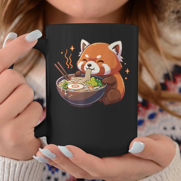 レッサーパンダ ラーメン かわいいレッサーパンダ コーヒーマグ 面白い贈り物