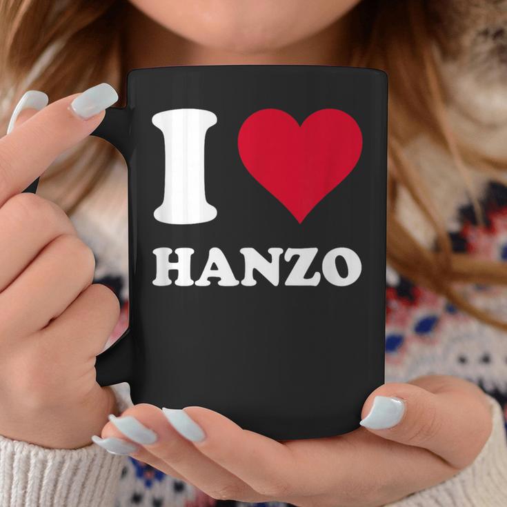 レッドハート I Love Hanzo コーヒーマグ 面白い贈り物