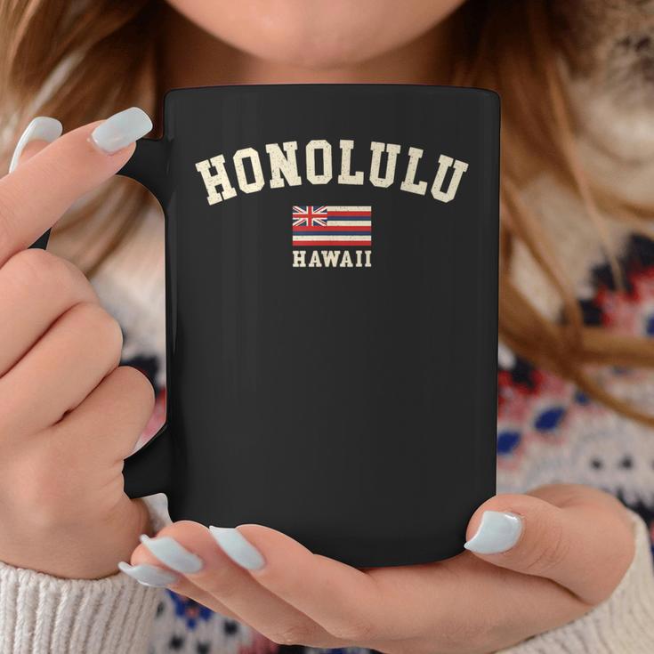 ヴィンテージ ホノルル ハワイ お土産 ハワイ国旗 レトロ コーヒーマグ 面白い贈り物