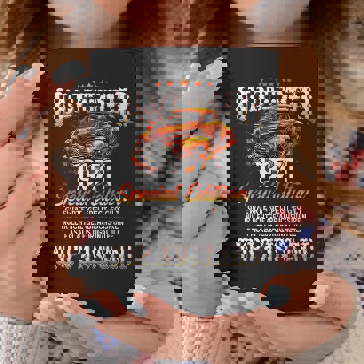 ヴィンテージカー 1971 年 55 歳の誕生日 1971 年のクラシックカー コーヒーマグ 面白い贈り物