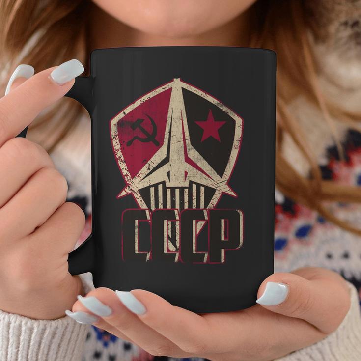 ヴィンテージソビエトロシアソ連スペースレトロアンティーク調cccp 長袖tシャツ コーヒーマグ 面白い贈り物