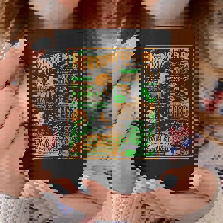 ヴィンテージ・ハロウィーン・クラシック・ホラー映画ポスター ホラーフェスト コーヒーマグ 面白い贈り物