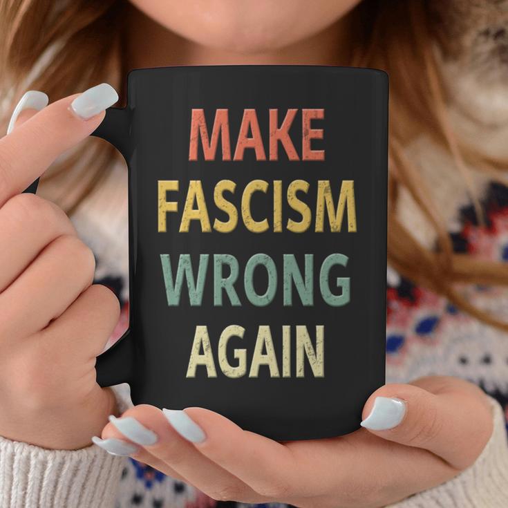 反ファシズムシャツ。Make Fascism Wrong Again 。 長袖tシャツ コーヒーマグ 面白い贈り物