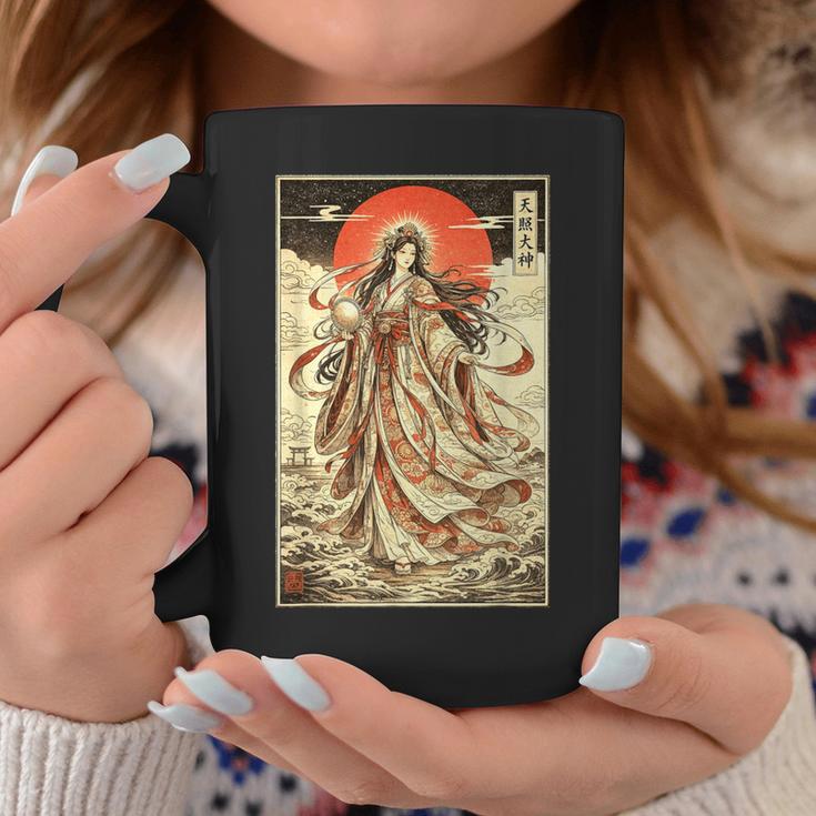 天照神道 女神 日本神話 浮世絵 コーヒーマグ 面白い贈り物