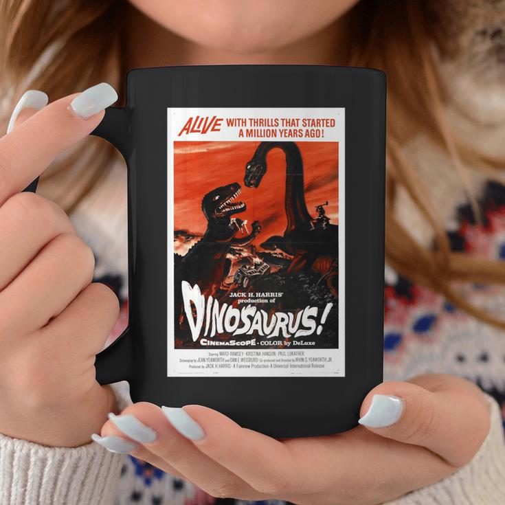 恐竜レトロヴィンテージ映画ポスタープリント 長袖tシャツ コーヒーマグ 面白い贈り物