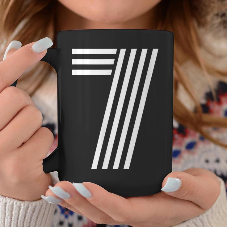 数字 7 ラッキーナンバーセブン コーヒーマグ 面白い贈り物