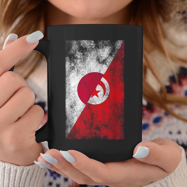 日本チュニジア国旗 日本のチュニジア。 コーヒーマグ 面白い贈り物