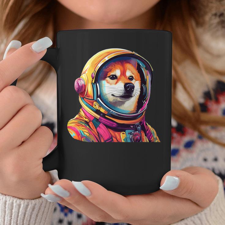 柴犬 面白いtシャツ 犬 宇宙飛行士 かわいい メンズ 子供 おもしろ 服 グッズ ネタ 犬好き コーヒーマグ 面白い贈り物