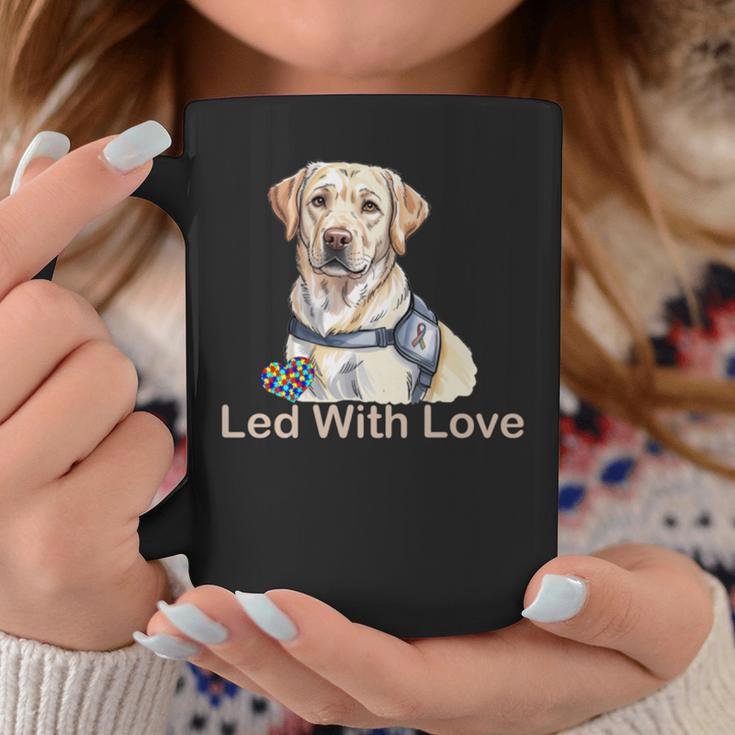 自閉症啓発サポート犬ラブラドールのニューロダイバーシティ 長袖tシャツ コーヒーマグ 面白い贈り物