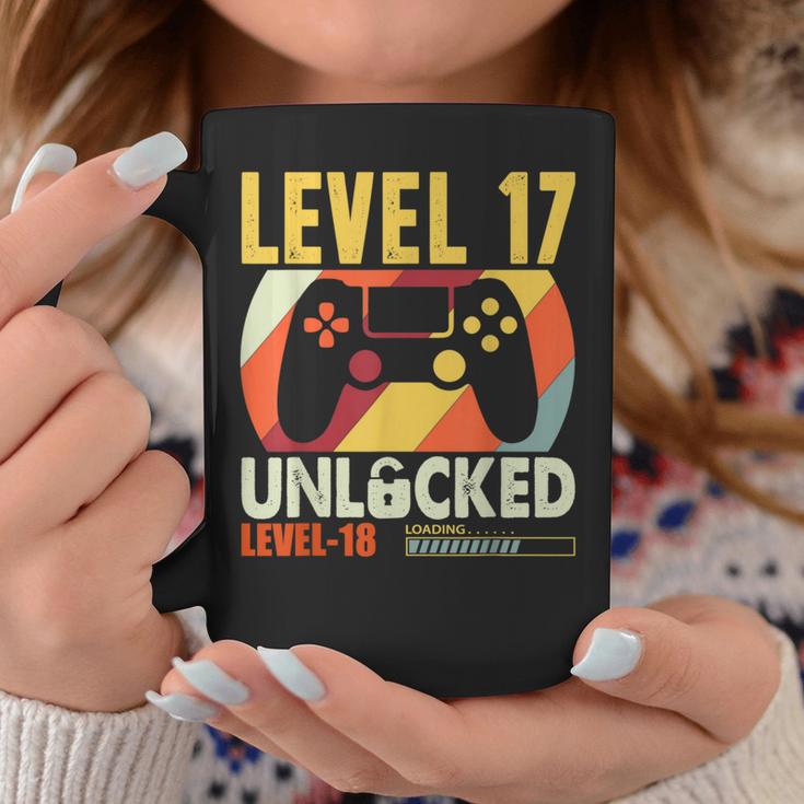 面白い17歳の誕生日 17歳 ギフト レベル17 アンロック コーヒーマグ 面白い贈り物