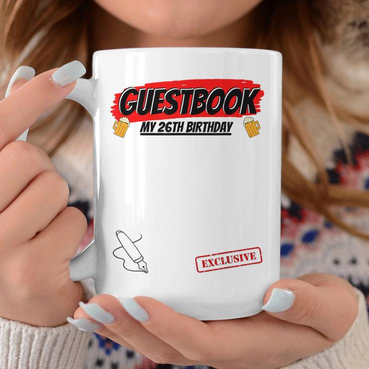 26 Year 26th Birthday Guest Book Graphic Print Coffee Mug Unique Gifts 26 Year 26th Birthday Guest Book Graphic Print Coffee Mug Unique Gifts