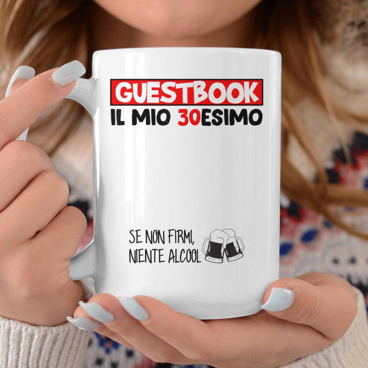 30 Birthday Guest Book 30 Years Graphic Print Coffee Mug Unique Gifts