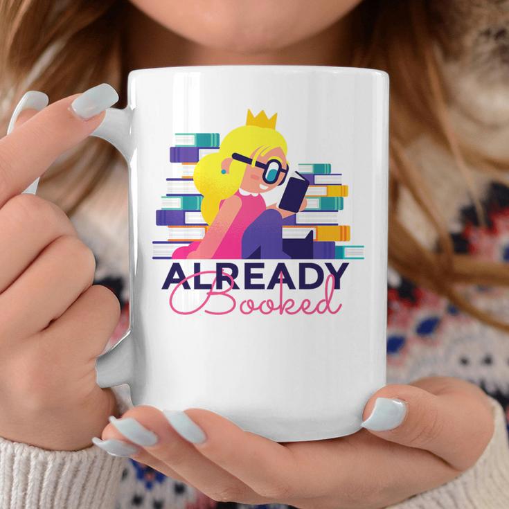 Already Booked Reading Book Lover Literacy Day Bookworm Premium Tri-Blend Graphic Print Coffee Mug Unique Gifts