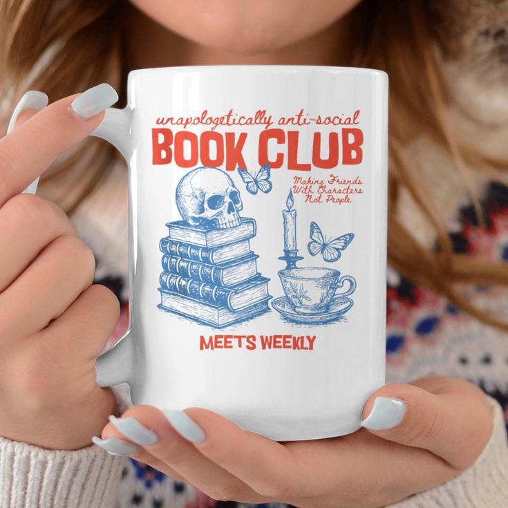 Anti Social Book Club Romance Reader Introverted Bookish Graphic Print Coffee Mug Unique Gifts Anti Social Book Club Romance Reader Introverted Bookish Graphic Print Coffee Mug Unique Gifts