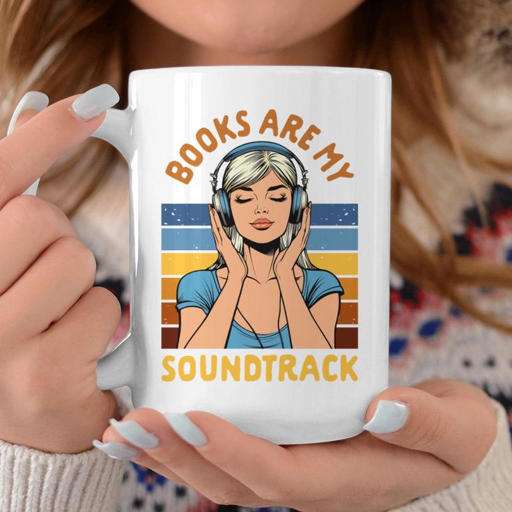Audiobook Lover Bookish Audiobooked Books Are My Soundtrack Graphic Print Coffee Mug Unique Gifts