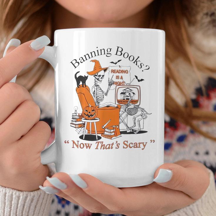 Banning-Books Reading Is A Right Now That’s Scary Halloween Graphic Print Coffee Mug Unique Gifts