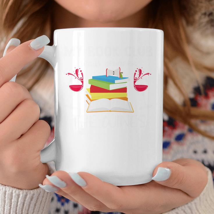 My Book Club Reads Between The Wines Reading Graphic Print Coffee Mug Unique Gifts