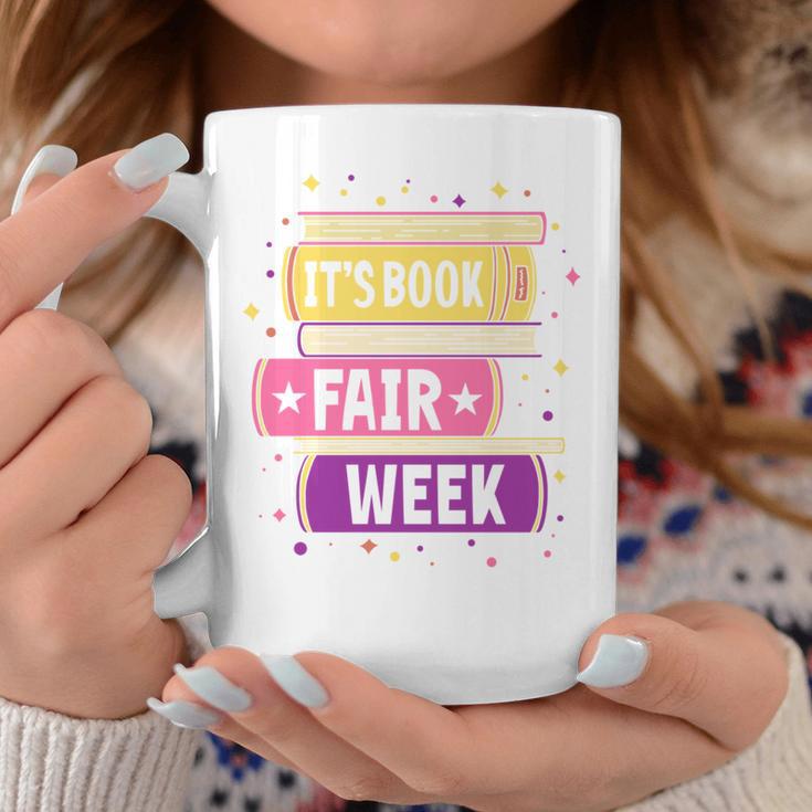 Book Fair Bookworm Library Its Book Fair Week Graphic Print Coffee Mug Unique Gifts