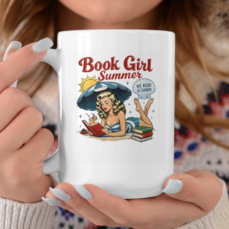 Book Girl Summer We Read At Dawn Graphic Print Coffee Mug Unique Gifts