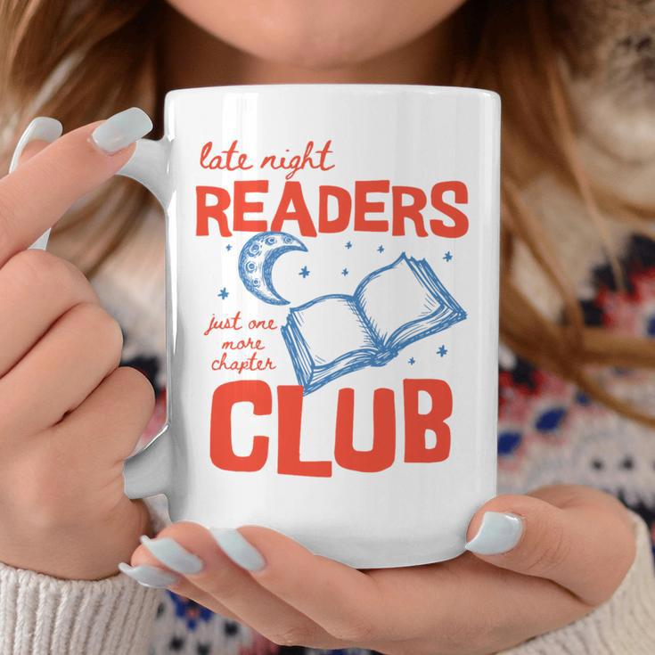 Book Late Night Readers Club Bookish Bookworm Reading Premium Tri-Blend Graphic Print Coffee Mug Unique Gifts