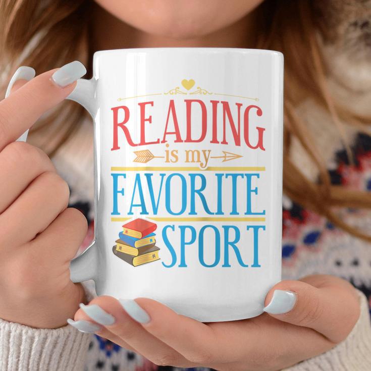 Book Reading Reading Is My Favorite Sport Raglan Baseball Tee Graphic Print Coffee Mug Unique Gifts