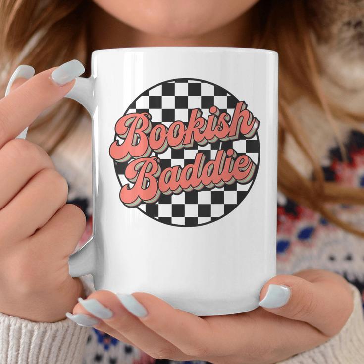 Bookish Baddie Retro Aesthetic Typography Graphic Print Coffee Mug Unique Gifts