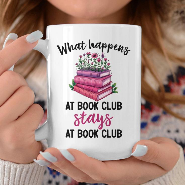 Booklover What Happens At Book Club Stays At Book Club Graphic Print Coffee Mug Unique Gifts Booklover What Happens At Book Club Stays At Book Club Graphic Print Coffee Mug Unique Gifts