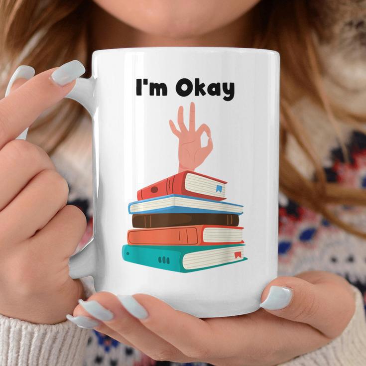 Too Many Books Book Lover I'm Okay Book Lovers Day Graphic Print Coffee Mug Unique Gifts