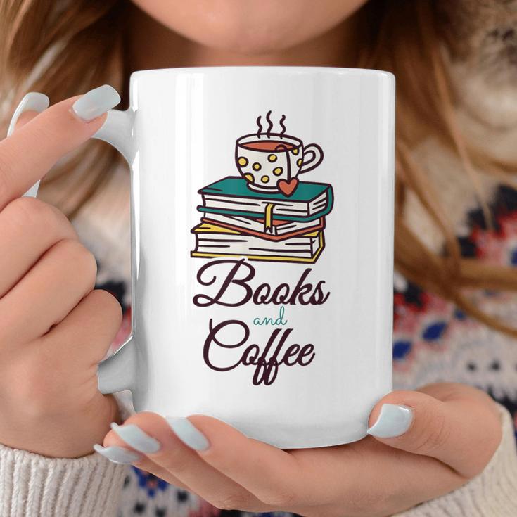 Books And Coffee Graphic Print Coffee Mug Unique Gifts
