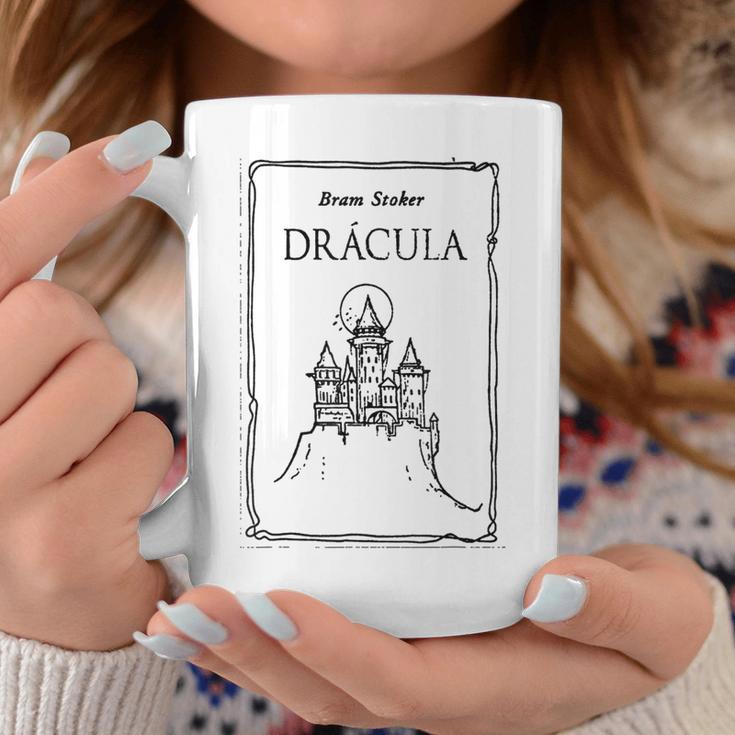 Bram Stoker's Dracula 1897 Original Book Cover Line Art Graphic Print Coffee Mug Unique Gifts