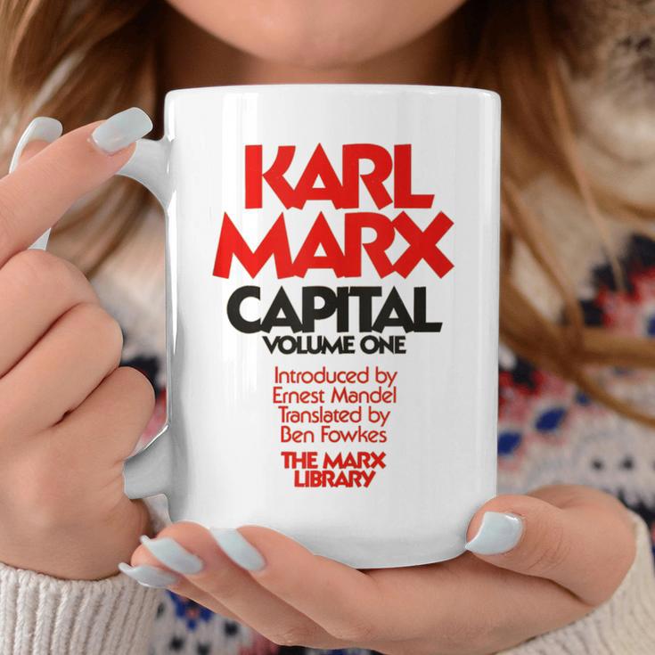 Capital Karl Marx Vintage Book Cover Graphic Print Coffee Mug Unique Gifts