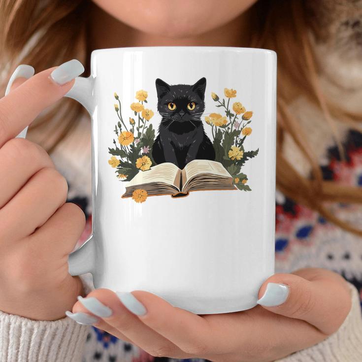 Cat Shirts For Women Book Lover Shirt Cute Cat And Book Premium Tri-Blend Graphic Print Coffee Mug Unique Gifts