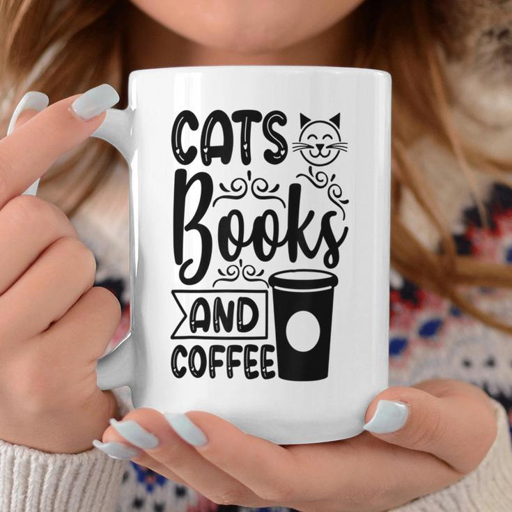 Cats Books And Coffee Kitty Cat Lover Graphic Print Coffee Mug Unique Gifts Cats Books And Coffee Kitty Cat Lover Graphic Print Coffee Mug Unique Gifts