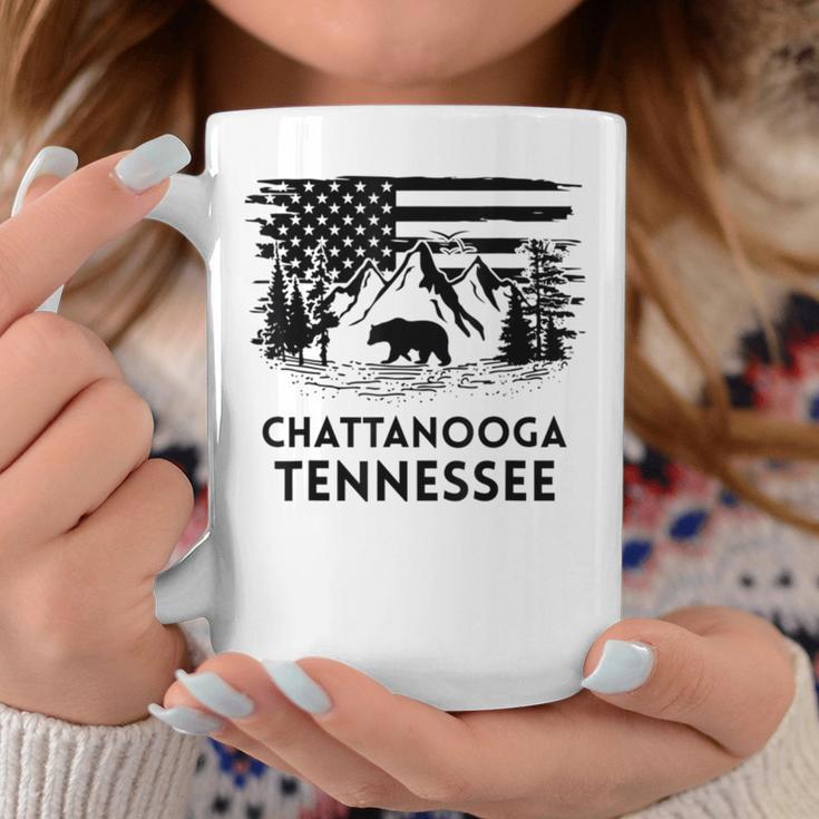 Chattanooga テネシーベア アメリカ国旗 南部 コーヒーマグ 面白い贈り物