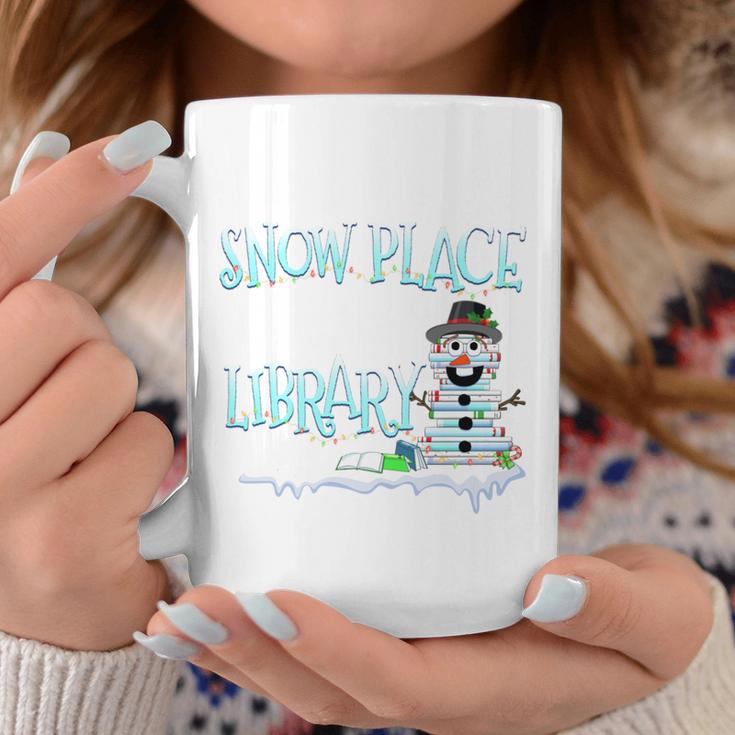 Christmas Reading Tee Snowman Librarian Book Lover Reader Graphic Print Coffee Mug Unique Gifts
