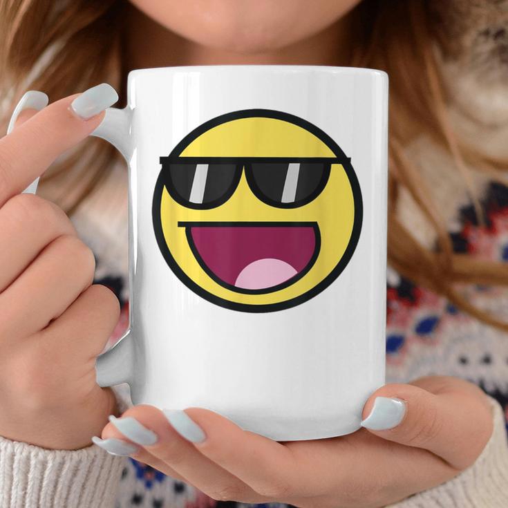 Cool Epic Face サングラス グラフィック シェード ファニー ミーム コーヒーマグ 面白い贈り物