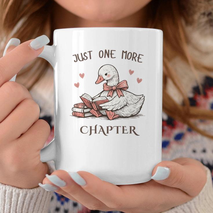 Cute Book Loving Duck Graphic Print Coffee Mug Unique Gifts
