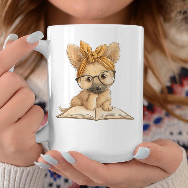Cute Chihuahua Reading Dog Book Lover Animal Graphic Baby Premium Tri-Blend Graphic Print Coffee Mug Unique Gifts