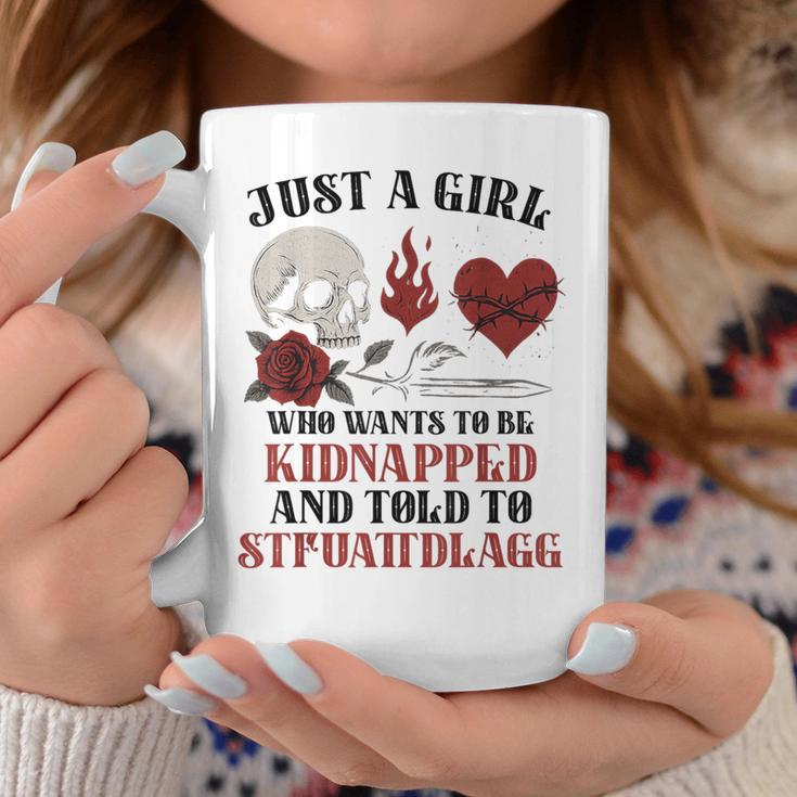 Dark Romance Merch Women STFUATTDLAGG Spicy Book Lover Graphic Print Coffee Mug Unique Gifts