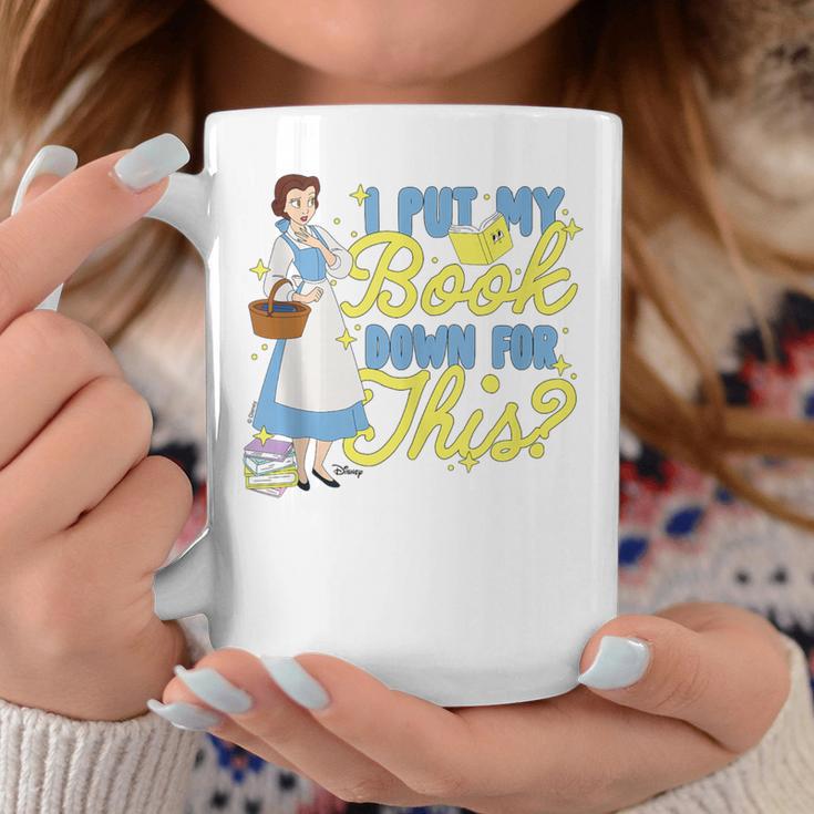 Disney Princess Belle I Put My Book Down For This Graphic Print Coffee Mug Unique Gifts