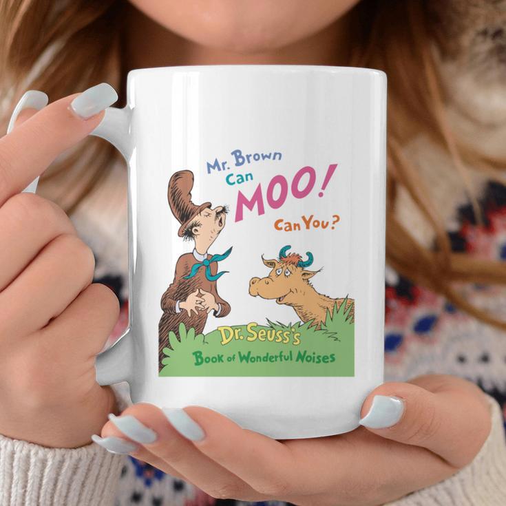 Dr Seuss Mr Brown Can Moo Book Cover Graphic Print Coffee Mug Unique Gifts