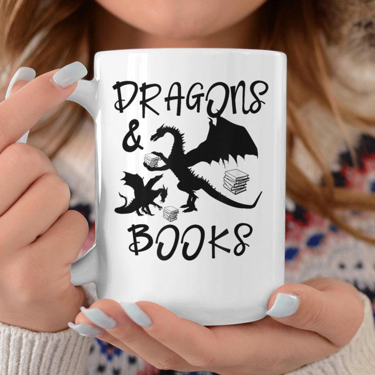 Dragons & Books Reading Graphic Print Coffee Mug Unique Gifts Dragons & Books Reading Graphic Print Coffee Mug Unique Gifts