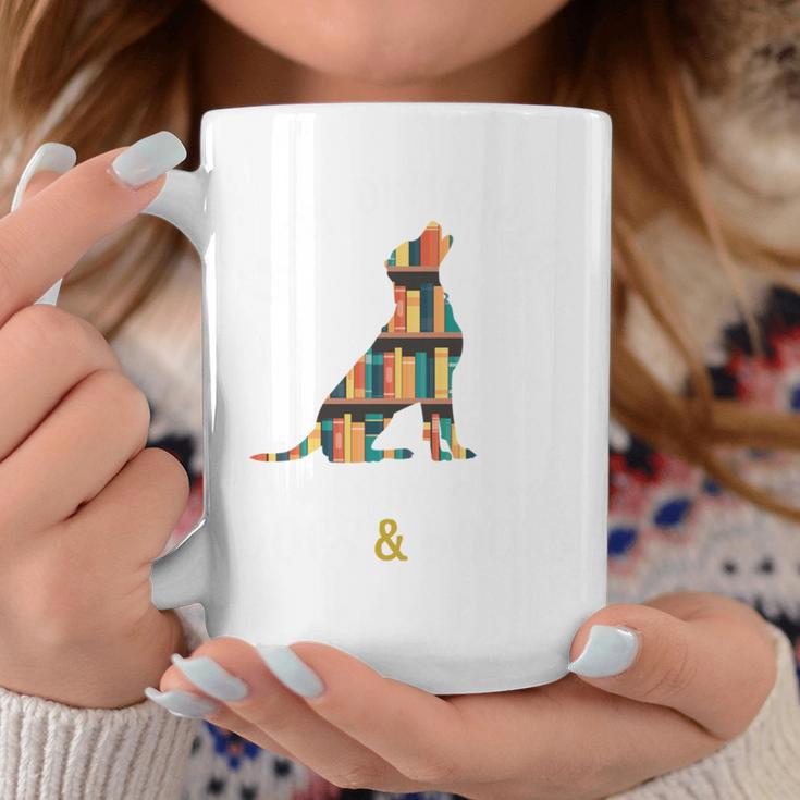 Easily Distracted By Dog And Books Shirt Reading Lover Girls Comfort Colors Crop Top Graphic Print Coffee Mug Unique Gifts
