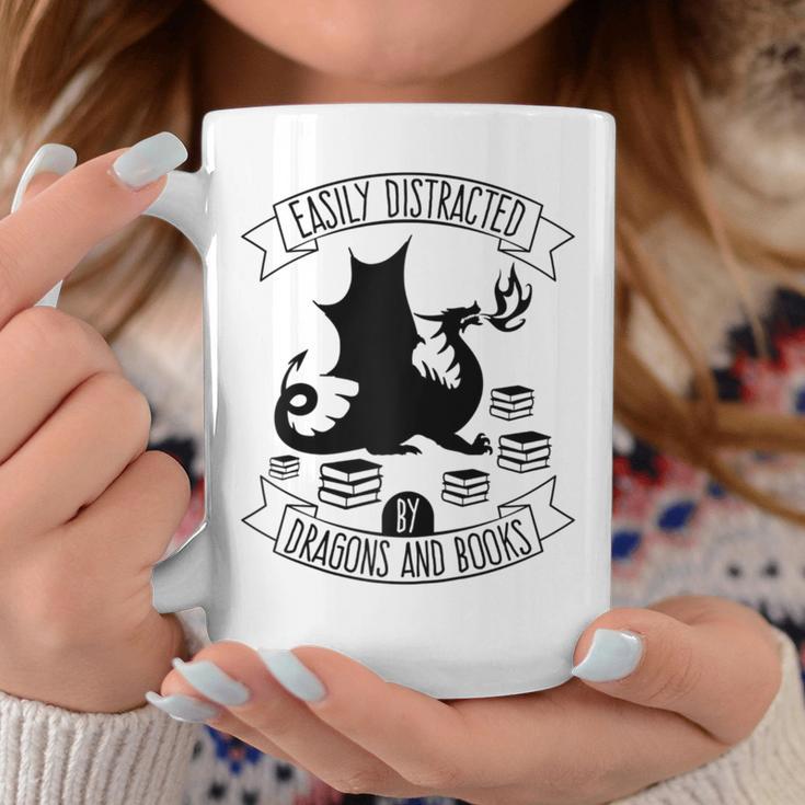 Easily Distracted By Dragons And Books Dragon & Book Raglan Baseball Tee Graphic Print Coffee Mug Unique Gifts Easily Distracted By Dragons And Books Dragon & Book Raglan Baseball Tee Graphic Print Coffee Mug Unique Gifts