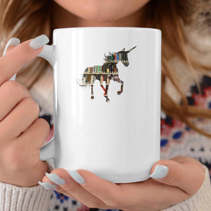 Easily Distracted By Unicorns And Books Graphic Print Coffee Mug Unique Gifts