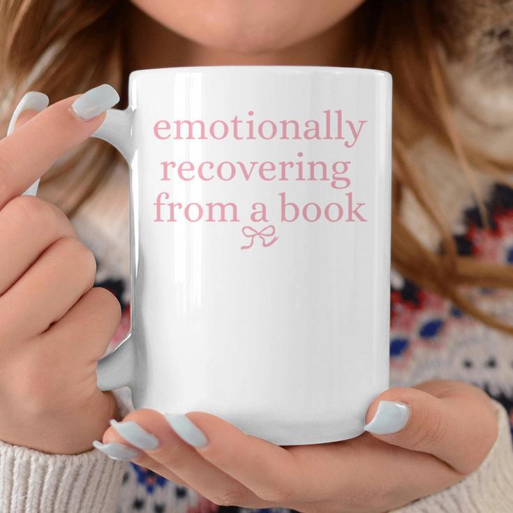 Emotionally Recovering From a Book Bookish Graphic Print Coffee Mug Unique Gifts