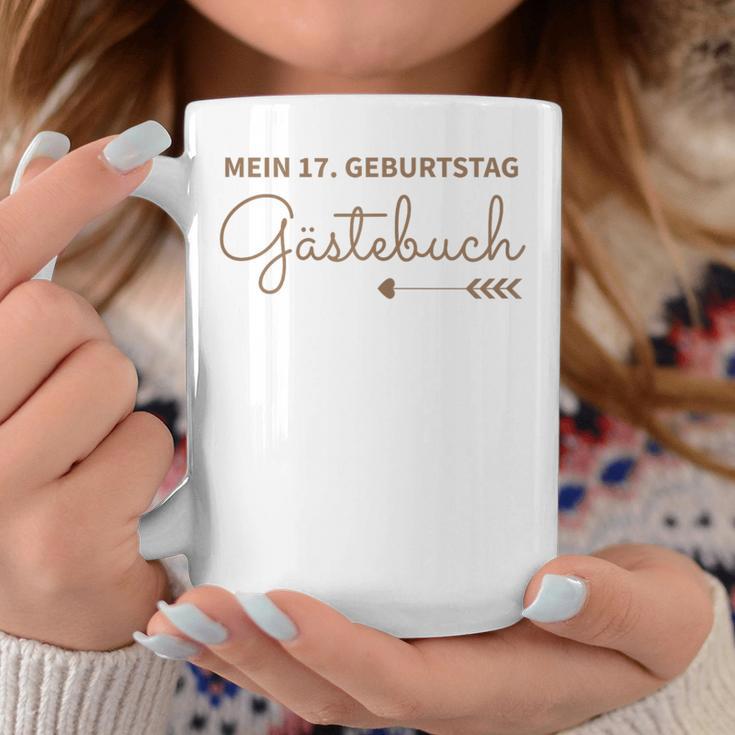 Girls 17th Birthday 17 Years Party Guest Book Graphic Print Coffee Mug Unique Gifts