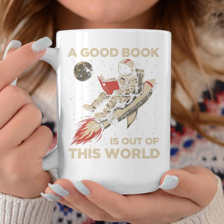 A Good Book Out Of This World Astronaut Space Reading Lovers Graphic Print Coffee Mug Unique Gifts A Good Book Out Of This World Astronaut Space Reading Lovers Graphic Print Coffee Mug Unique Gifts